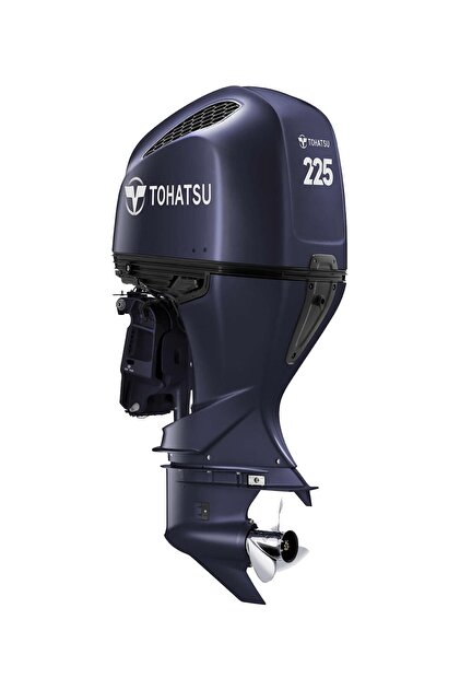 Tohatsu MFS 225D XU Ekstra Uzun Şaft Marşlı Trimli X Long Ters Beyaz 4 Zamanlı Deniz Motoru