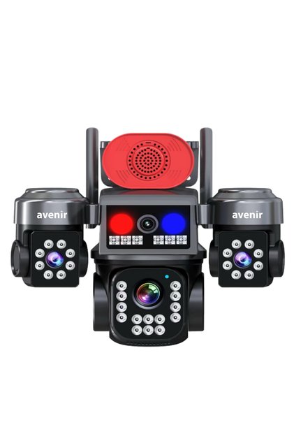 AV-S315 12MP 4 Kameralı Wifili Sirenli Kamera