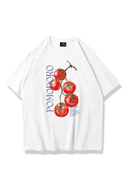 Unisex Pomodoro Tshirt White