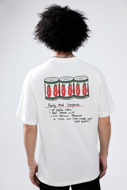 Unisex Oversize the Bear Back and Front Printed Premium T-Shirt