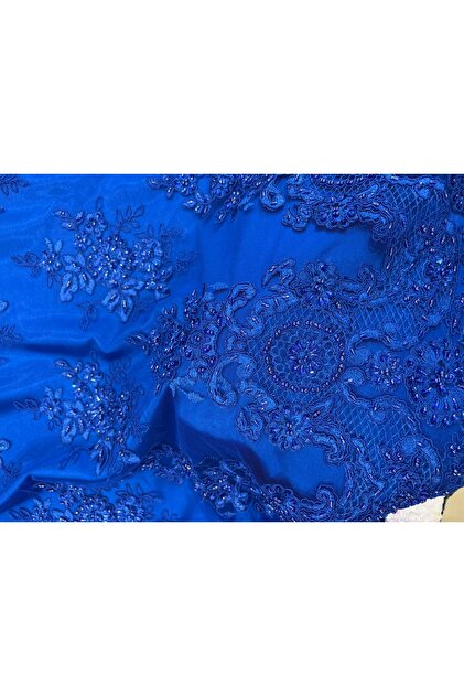 TAŞLI BONCUKLU GÜPÜR DANTEL KUMAŞ