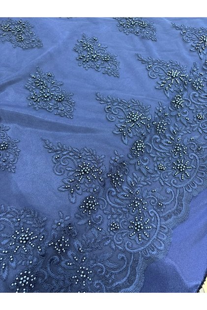 Stone Beaded Gucci Lace Fabric