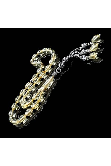 Special Color Drop Amber Prayer Beads with Transparent Structure