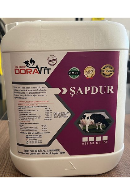 ŞAPDUR, 5 LT Tedavi Destek,