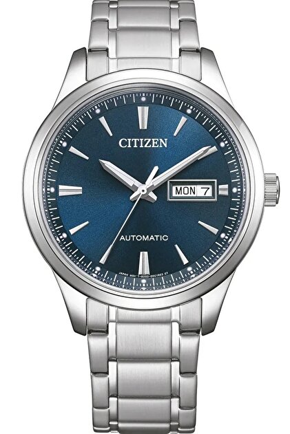 フルオートプレイ Citizen Mechanical Day-Date Ny4058-79Le Otomatik Erkek Kol Saati