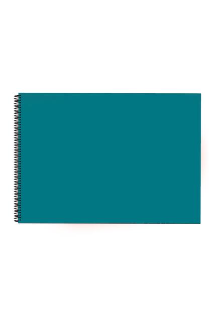 Picture Book 35x50 25 Sheets Spiral Plastic Cover 1773 Turquoise