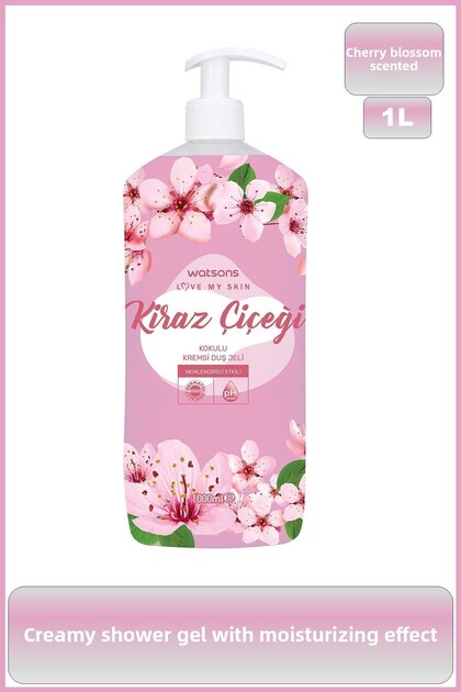 Creamy Shower Gel-Cherry Blossom Eleg.341 That Makes Skin Soft Smooth Feel