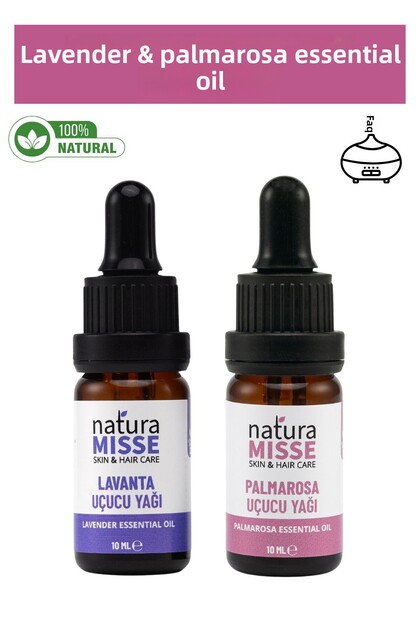زيت اللافندر العطري 10 مل، زيت بالمروزا العطري 10 مل، زيوت عطرية نقية 100% للعلاج بالروائح
