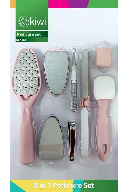 Kep-6811 Foot Pedicure Set – Rasp, Sanding, Callus Removal and Nail Care Kit