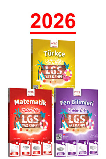 İntro Yayınları İntro Yayınları 7 den 8 e Geçenler için LGS
