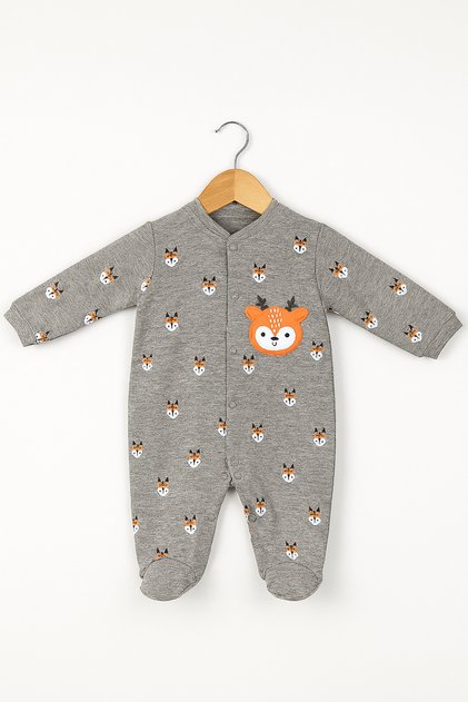 Baby Boy Jumpsuit with Gloves and Booties