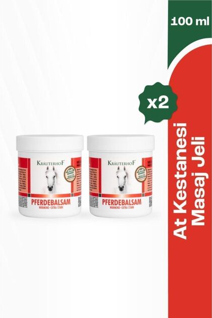 At Kestanesi Masaj Jeli | Yoğun Isınma Etkili, Bel Sırt Omuz ve Kol Kullanımına Uygun 100 ML - 2 Adet
