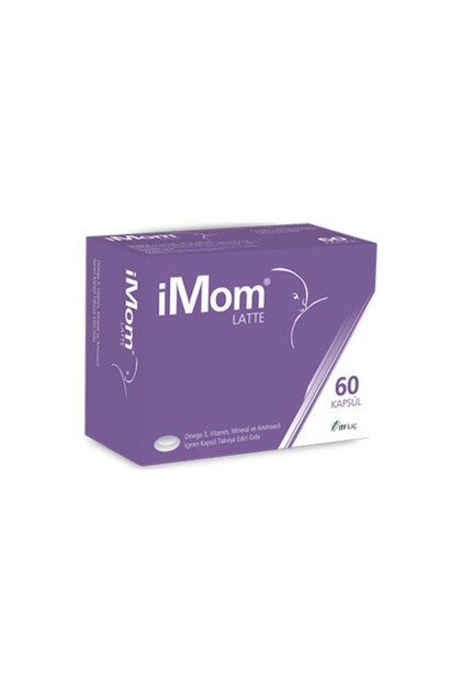 İmom Latte Omega 3 Takviye Edici Gıda 60 Kapsül