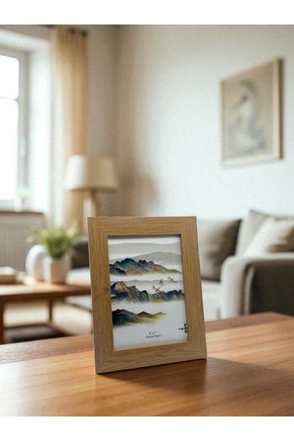 Ciho 13×18 Cm Ramă decorativă din lemn cu sticlă pentru fotografii / amintiri