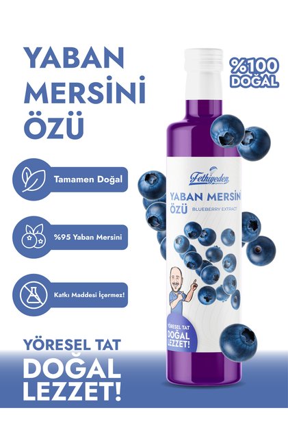 Organik Yaban Mersini Özü 700 gr (Soğuk Sıkım) Doğal Ve Katkısız