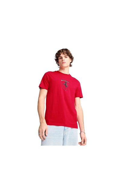 Μπλουζάκι με κοντό μανίκι Ferrari Race Tonal Red Unisex