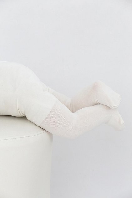 Soft Bebek Viskon Külotlu Çorap KEMİK