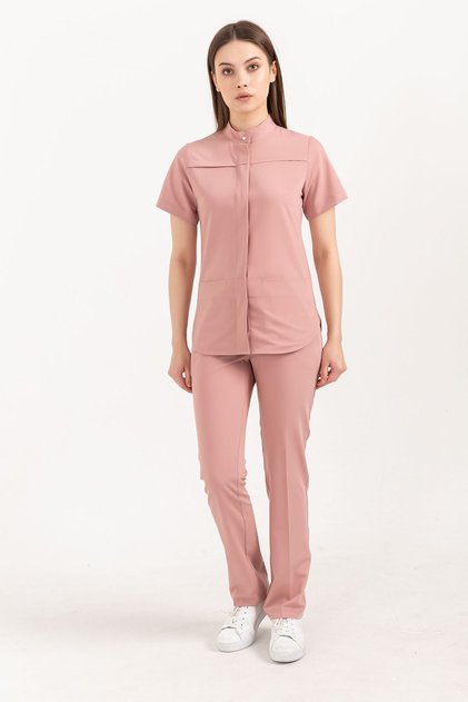 Collar Comfort Kadın Takım- Pudra