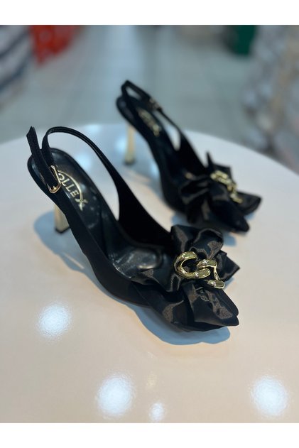 Vollex Imported Buckle Women's Stylish Heeled Shoes
