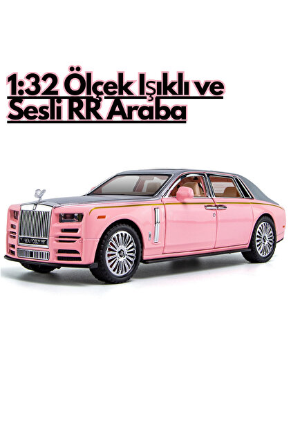 welcomein 1:32 Diecast Çek Bırak Işıklı Sesli Roll Royce Phantom