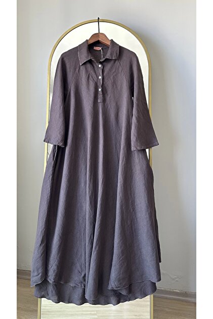 puro linen dress SOLD made in Italy linen dress brand: Lindy fashion puro lino no tagged  size but fits like L/XL, refer to measurements ptp is 22 flat, length is  38.5 material: 100% linen comment