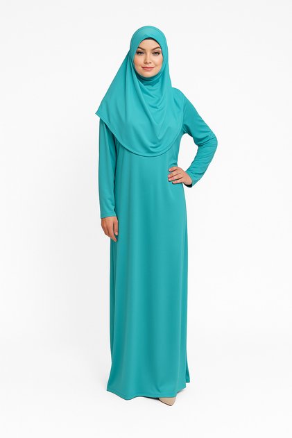 Sea Blue Prayer Dress