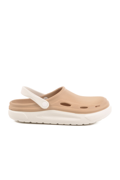 Beige Lightweight Eva Men's Sabo Slippers Cat m