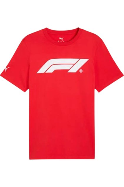 F1 Ess Μπλουζάκι με Λογότυπο 180γρ. Ανδρικό Casual T-Shirt 63326403 Κόκκινο