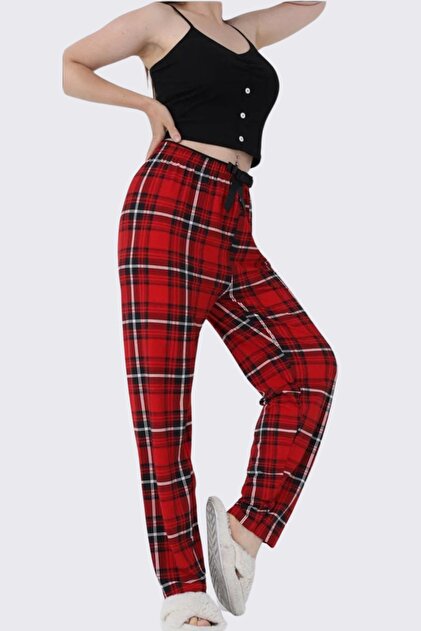Patterned Milan Fabric Pajama Pants