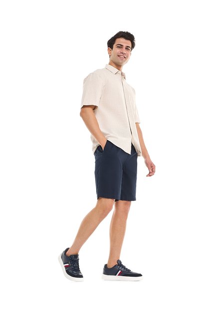 شورت منسوج من MYF باللون الأزرق الداكن - مقاس S-XXL