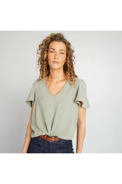 Light and floaty blouse GREEN