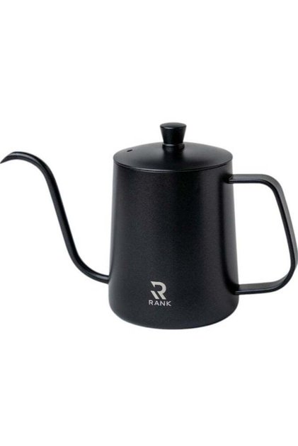 Teapot with Curved Design for Manual Pouring Black 350ml