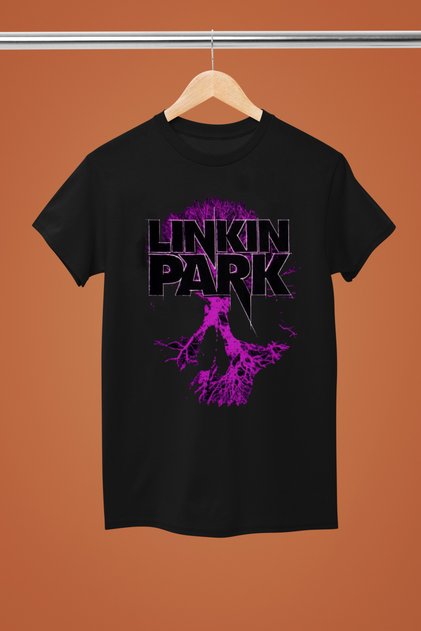 Linkin Park Printed Cotton Short Sleeve Regular Fit Rock Tshirt