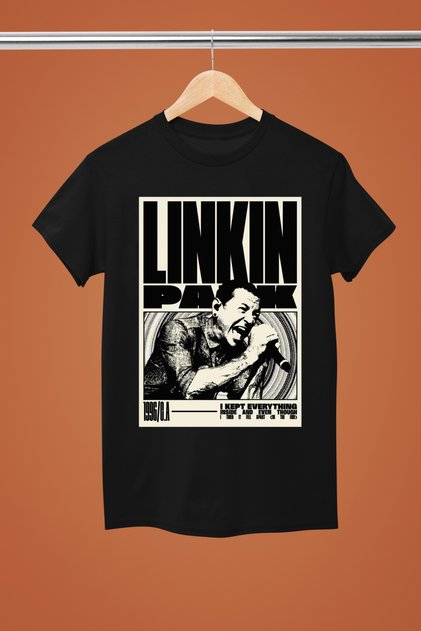 Linkin Park Printed Cotton Short Sleeve Regular Fit Rock Tshirt