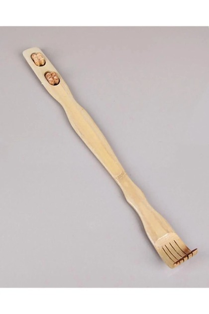 Wooden Back Scratcher Back Scratcher 45 cm Scratching Apparatus 1 Piece Massage Effective Round Heads