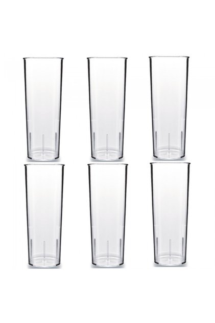 Set 6 pahare policarbona cocktail 1000ml transparent 96xh240mm