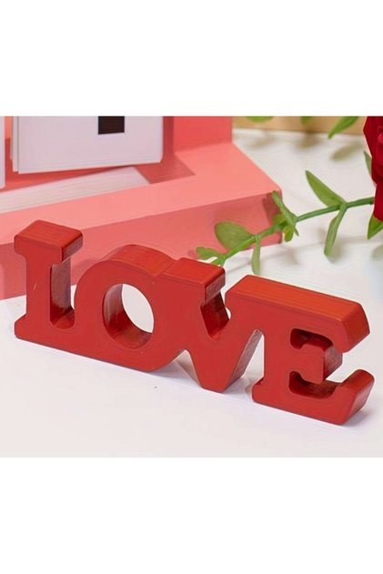 Декорация LOVE – PVC роза, 11x4 см