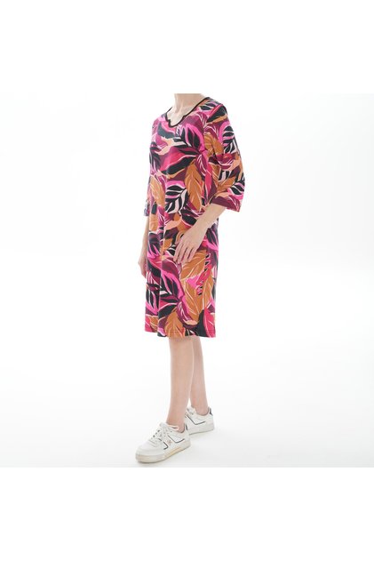 Women's Patterned Dress (with Oversized Option)