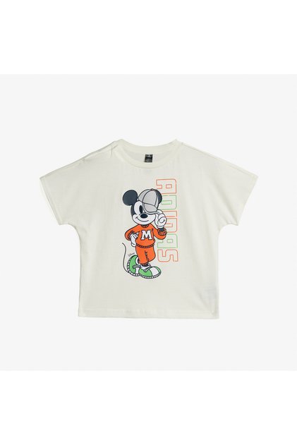 Disney Mickey Mouse Bebek Beyaz T-Shirt