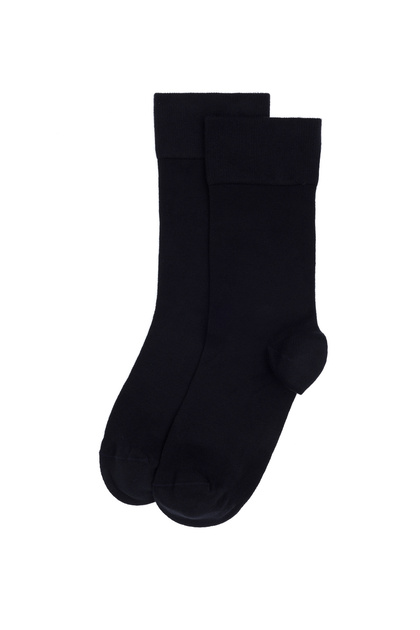 Men's Bamboo Blend 2 Pack Navy Blue Socket Basic Socks 50308478-200