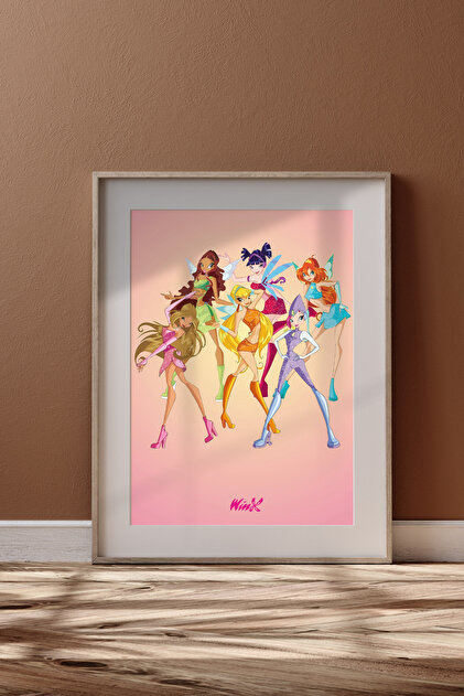 ポスター GR@DATE WING 04 FGHGF Winx Club Seri 001 Çerçevesiz Poster & Duvar Tablosu