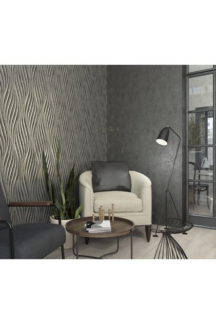 Tapet decorativ cu linii lucioase City Glow 34264