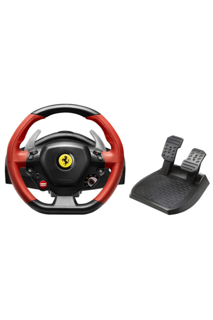 Kierownica do gier Ferrari 458 Spider Racing Wheel od | Τσάρνο-τσερβόνα