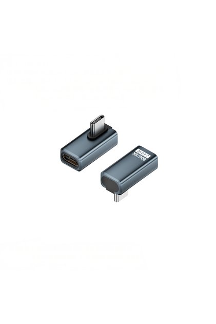 TYPE-C USB 4.0 USB 240W 80 GB USB Bellek 90 Derece Dirsek Dik Açılı L Şeklinde USB4.0 Adaptörü