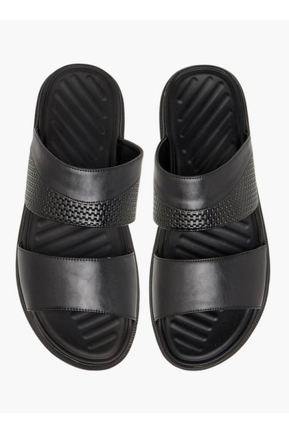 LBL by Shoexpress Textured Slip-On Comfort Sandals