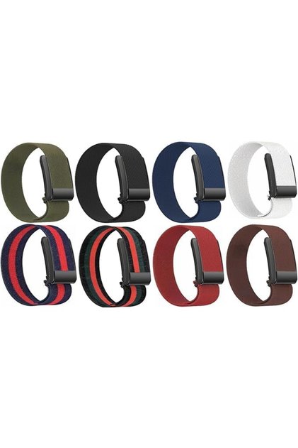 MUNTAQI Pack of 8 Nylon Replacement Band Compatible with Whoop 4.0