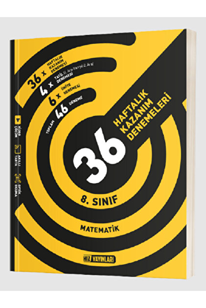 Evrensel İletişim Yayınları 8.Sınıf Hız Yayınları Matematik 36