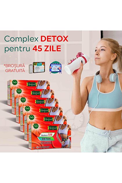 Complex de Slabit - 45 zile | Ceai Detox | Set 6 cutii | 120 plicuri