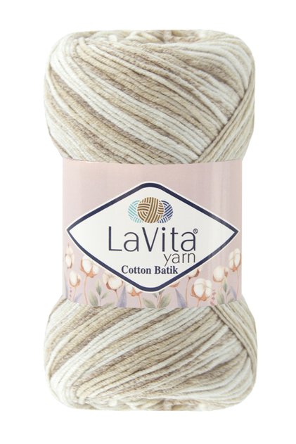 Cotton Batik Hand Knitting Yarn 60% Cotton 40% Acrylic 100Gr (Cb06 Ihlamur)
