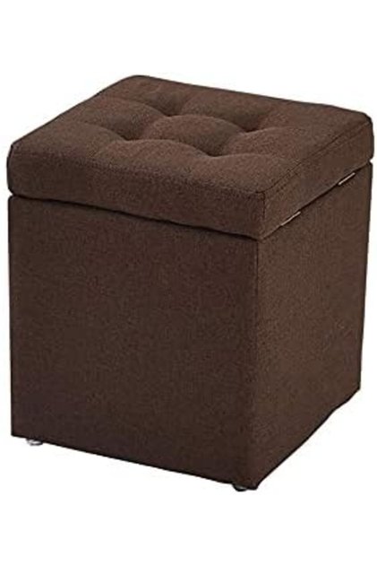 FFD Ottoman Storage Foot Stool - Multifunction Bench Seat With Footrest and Toy Box - Shoe Ch